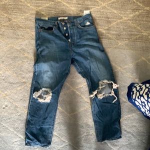 Levi’s wedgie straight jean size 28 from free people